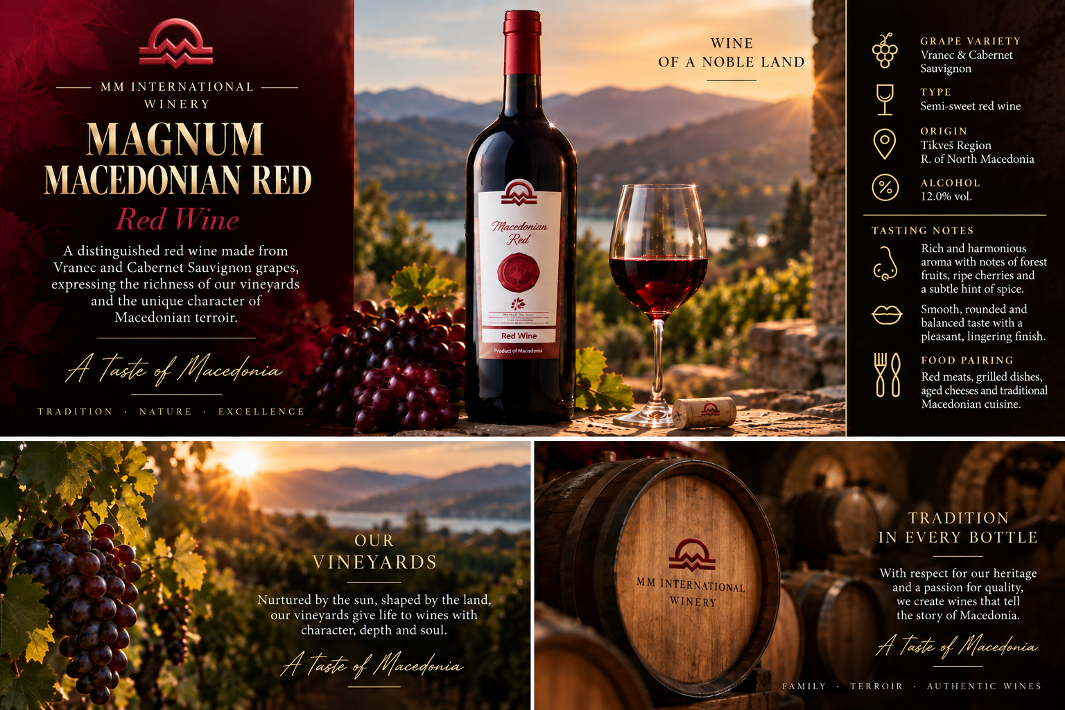 MM Winery MAGNUM Makedonsko Crveno presentation