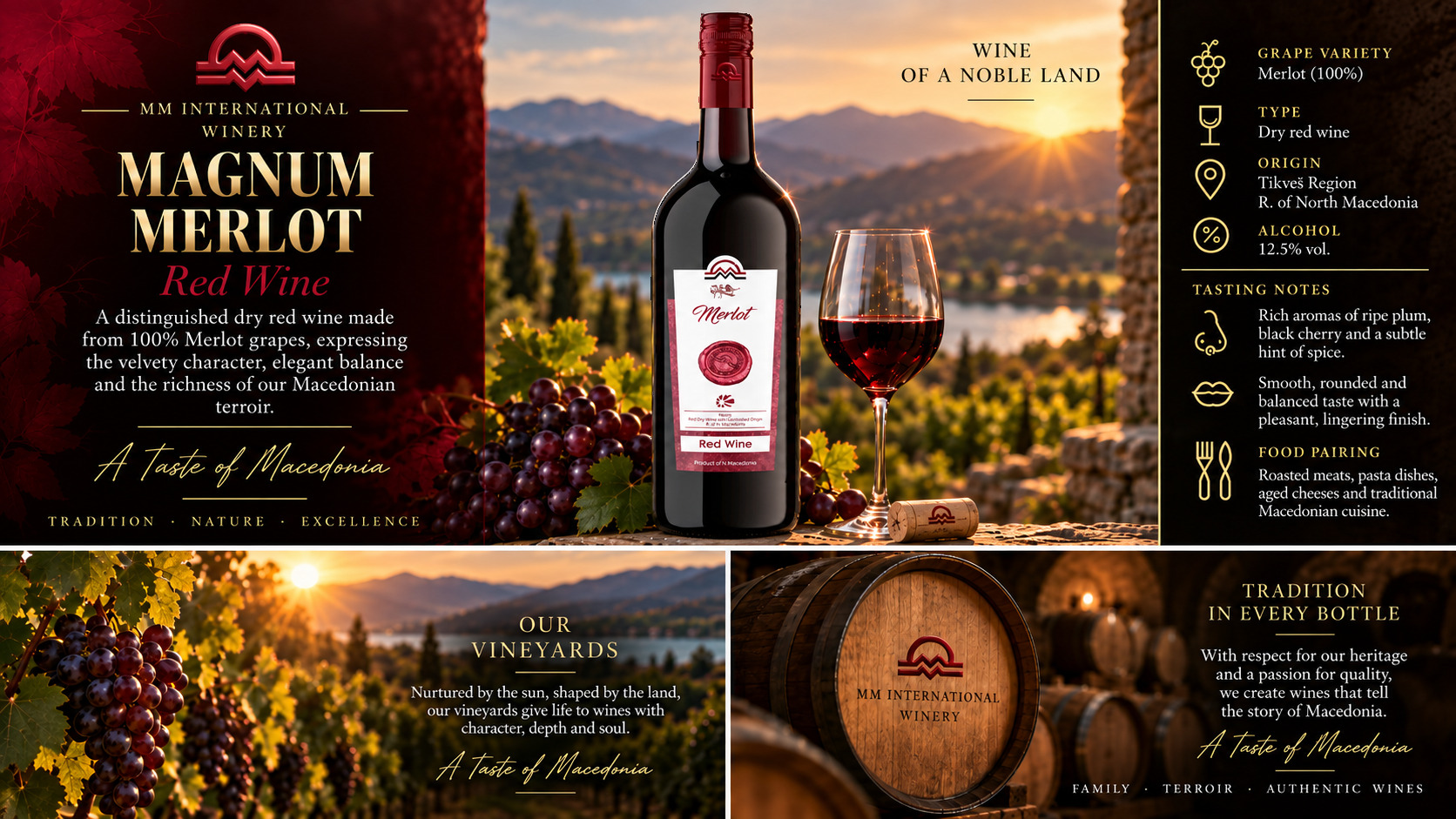 MM Winery MAGNUM Merlot presentation